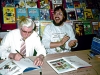 Dédicace commune de Fournier et Rob-Vel au festival de Saint Malo dans les années 80