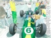 Jim Clark au volant de sa Lotus, 1964 — vu par Denis Sire