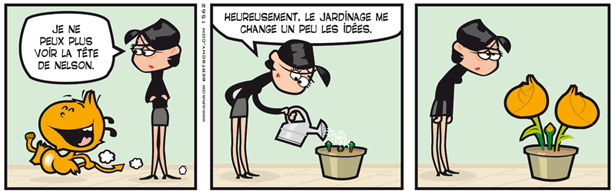 Qu'allez-vous faire ce week-end ? Nelson, lui, va faire du jardinage !