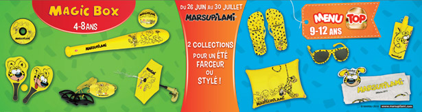 Le Marsupilami à l'honneur chez Quick Le Marsupilami à l'honneur chez Quick