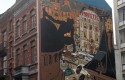 Mur Spirou "La femme Léopard" de Schwartz et Yann à Bruxelles