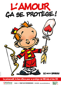 Le Petit Spirou s'associe à Sida Info Service et la Plate-Forme Prévention Sida